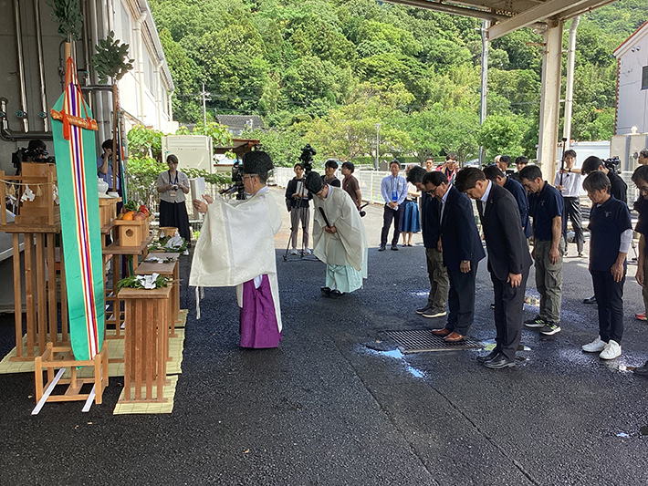島根ワイナリーで醸造安全祈願祭を実施